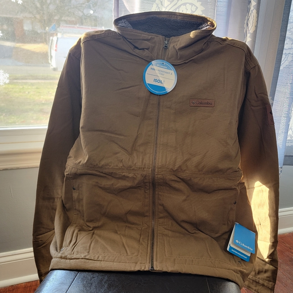 NWT Men's Columbia Beacon Stone Omni-Shield Sherpa-Lined Jacket XL
